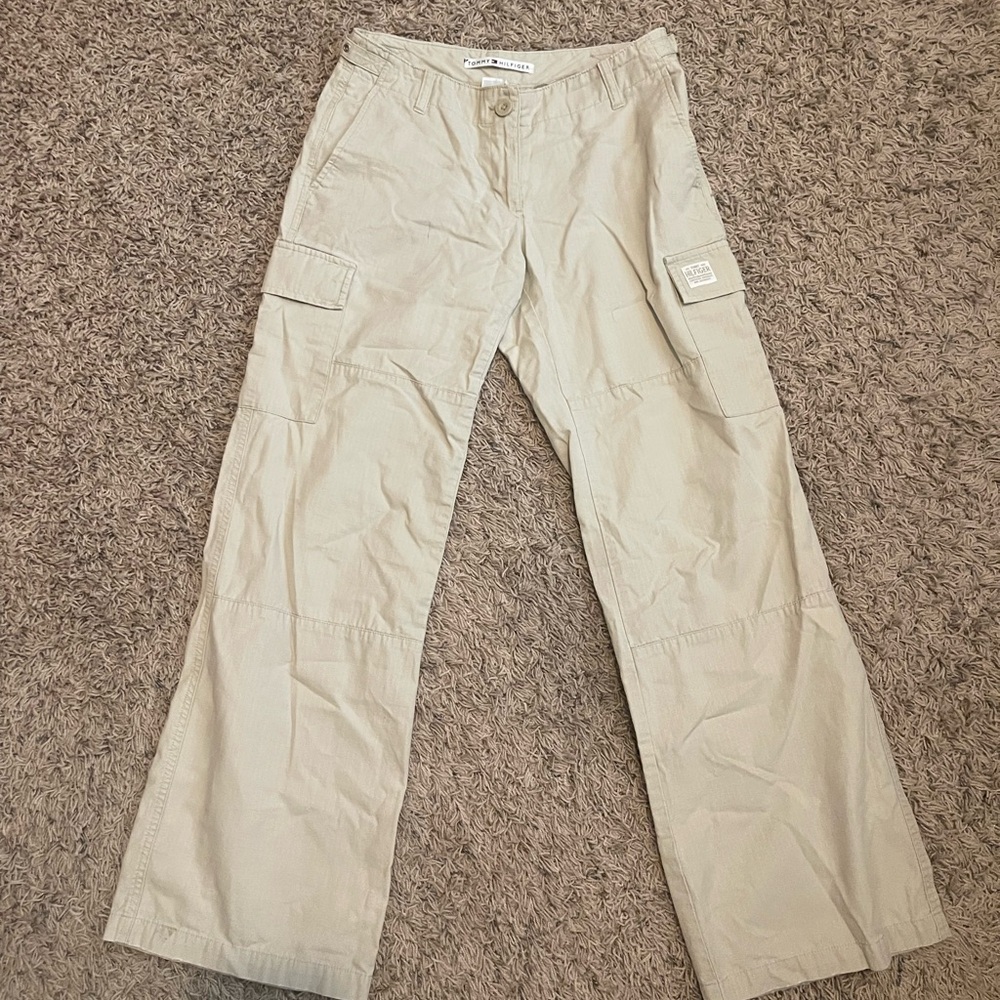 Tommy Hilfiger adjustable low rise cargo pants